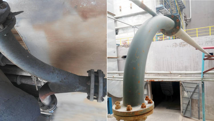 PA视讯牌耐磨陶瓷输灰管道的乐成案例