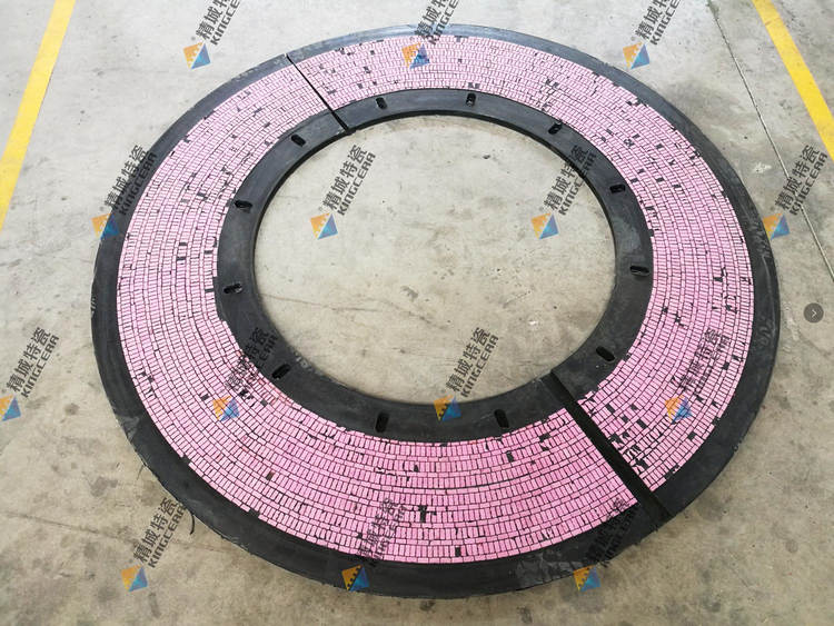 PA视讯耐磨陶瓷立磨磨辊密封环