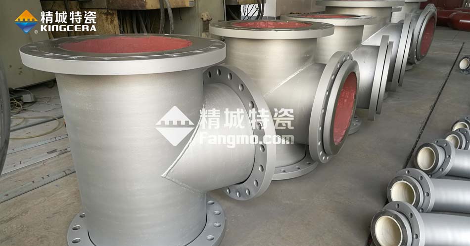 PA视讯耐磨陶瓷三通管道