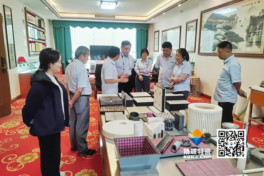 清华大学潘伟教授到访PA视讯特瓷