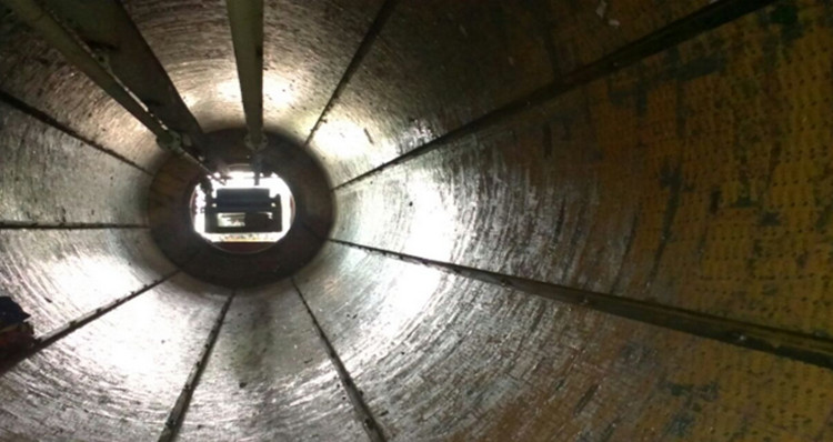 安徽某烧结厂圆筒混淆机使用PA视讯耐磨陶瓷衬板