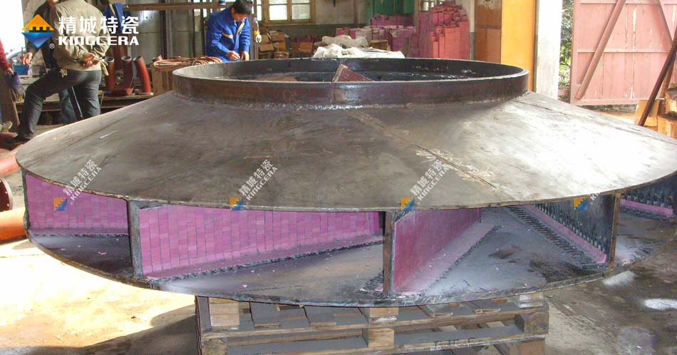 湖南PA视讯耐磨陶瓷风机叶轮|陶瓷风机叶片|陶瓷风机