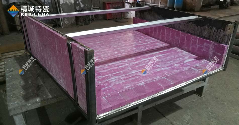 PA视讯特瓷水泥立磨溜槽衬板厂家定制